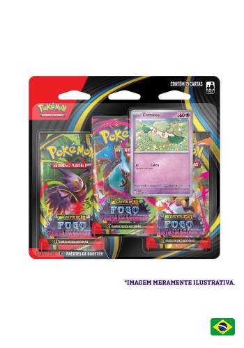 (PT-BR) Blister Triplo Megaevolução 2 - Fogo Fantasmagórico - Cottonee