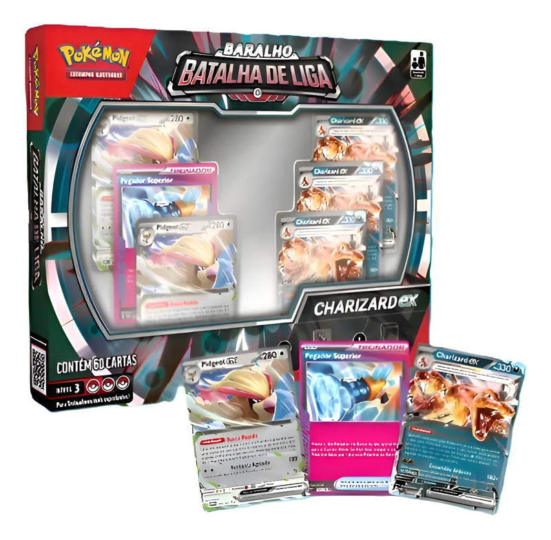 (PT-BR) Baralho Pré Construído - Baralho Batalha de Liga - Charizard ex